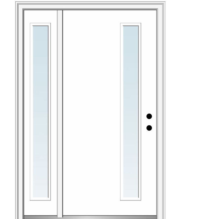 Verona Home Design Spotlight Primed Fiberglass Prehung Front Entry